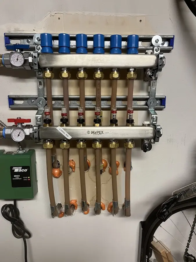 Plumber performing Leak Detection at a residential property in South Hill